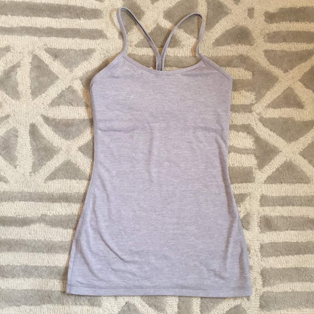 Lululemon tank top with bra